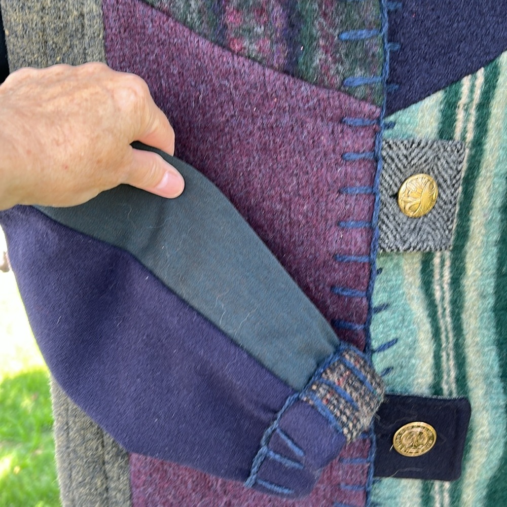 Multicolor Patchwork Women's Jacket By Babasbaazu… - image 5